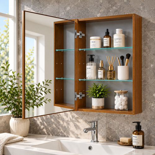 50cm led bathroom mirror - 45/50cm,